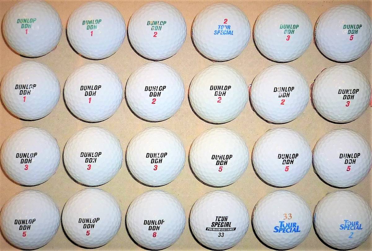 ロストボール DUNLOP DDH TOUR SPECIAL　ホワイト色 24個セット_画像4