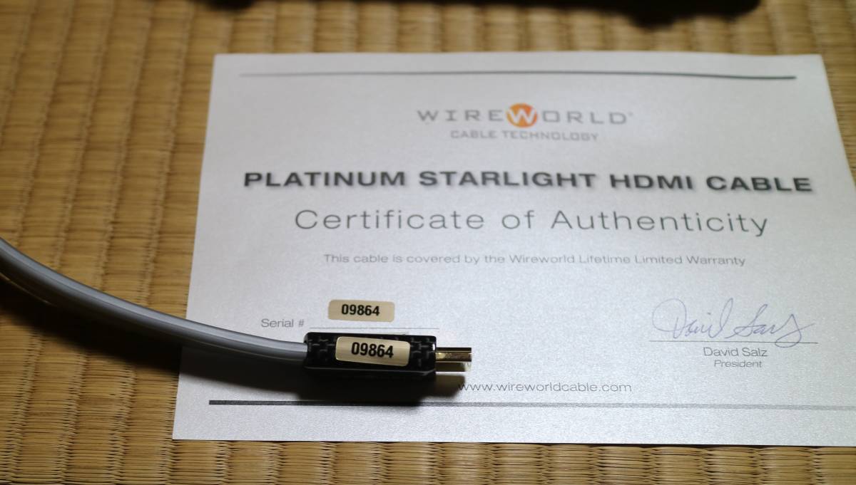 WIREWORLD ワイヤーワールド HDMIケーブル PLATINUM STARLIGHT 7 PSH7