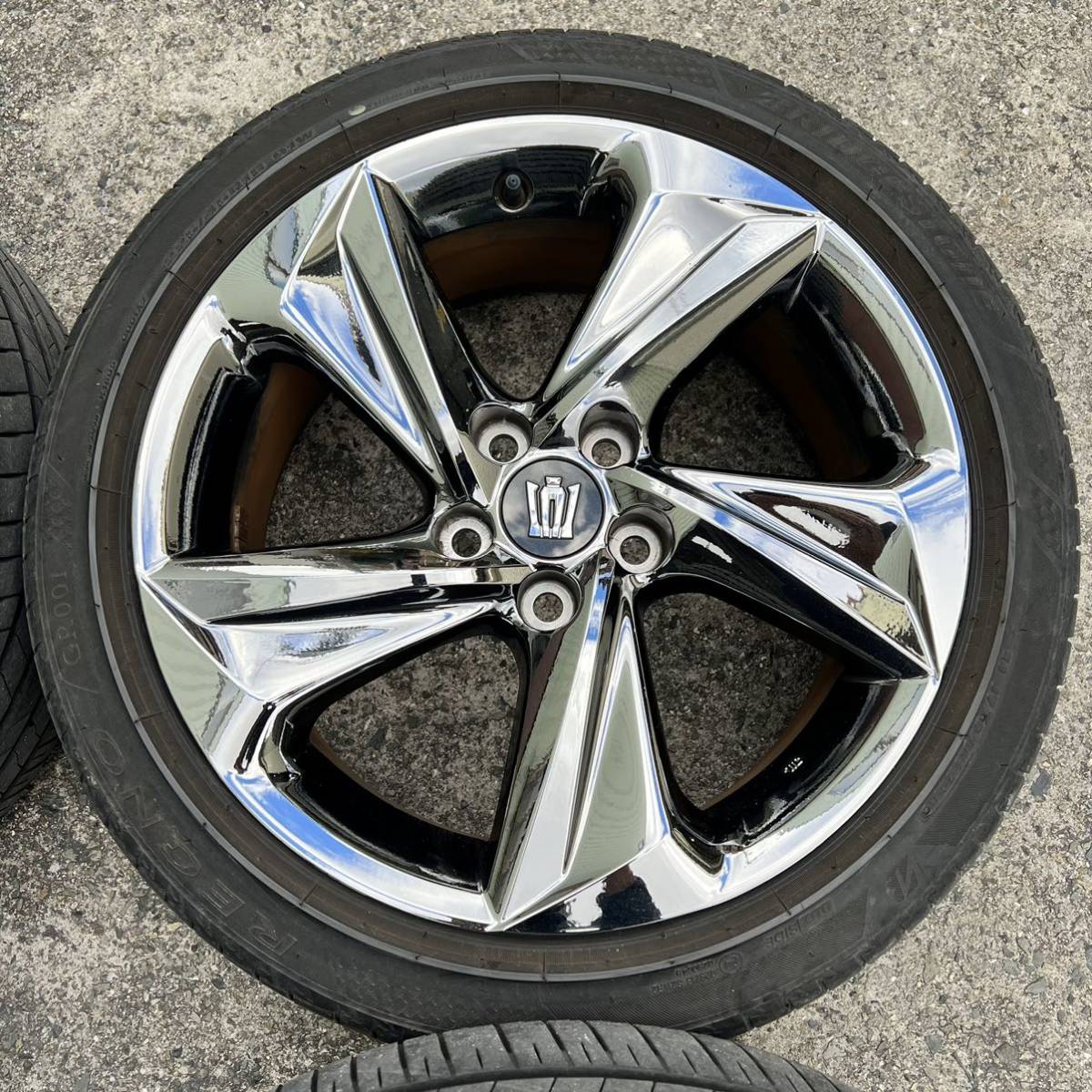 クラウン 純正 RSスパッタリング 225/45R18 レグノガリ傷有り1本c-