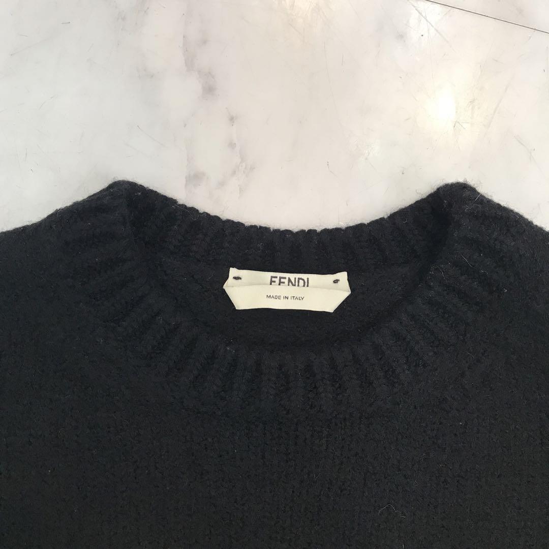 ★美品★フェンディ ニット トップス ウール ロゴ サイズ36 Sサイズ 5号