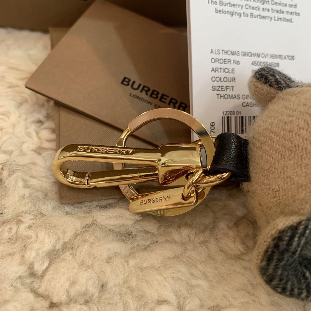 新品 BURBERRY バーバリー トーマス ベア チャーム ギンガム 新品 BURBERRY バーバリー トーマス ベア チャーム ギンガム