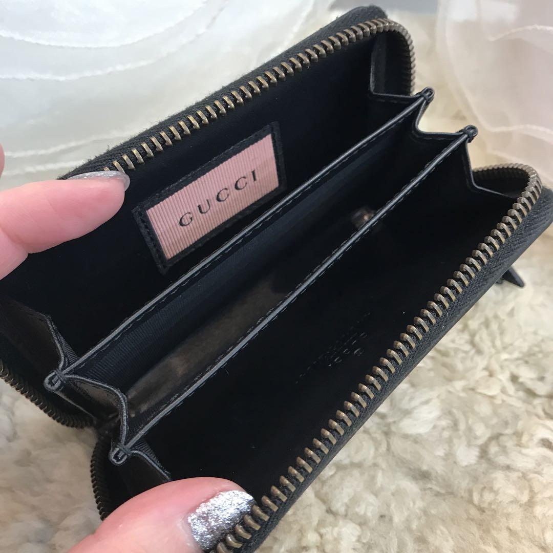 GUCCI グッチ ゴースト コインケース ラウンドファスナー式 ペイント
