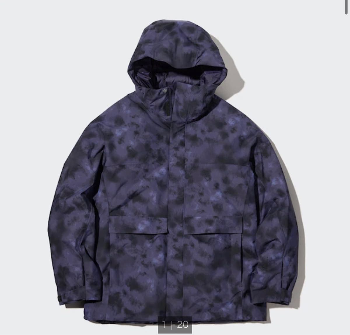 平野歩夢モデル UNIQLO ハイブリッドダウンスノーボードパーカー