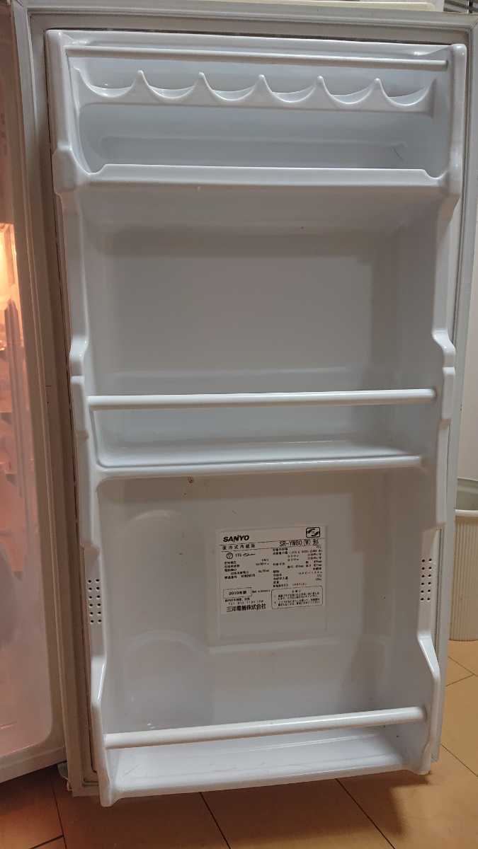70％以上節約 SANYO 小型冷蔵庫 SR-YM80 2011年製 手渡し可 福岡県福津 