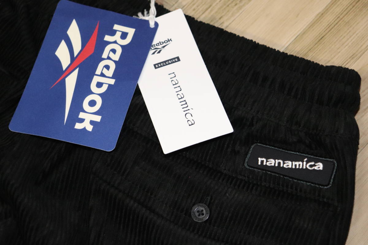 即決【未使用】 nanamica × Reebok ★ ベクター コーデュロイ トラックパンツ (XSサイズ) ★ ナナミカ 別注 リーボック FM3852 太畝_画像8