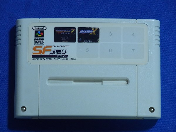 【整備済】SFメモリカセット ロックマン7 ロックマンX 2タイトル入り 即決 SFC スーパーファミコン ROCKMAN MEGAMAN_画像1