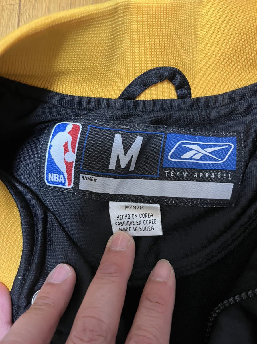 NBA LAKERS バスケ レイカーズ ユニフォーム ジャージ ゲームシャツ Reebok リーボック KOBE BRYANT コービー レブロン 　M（L程度）_画像3