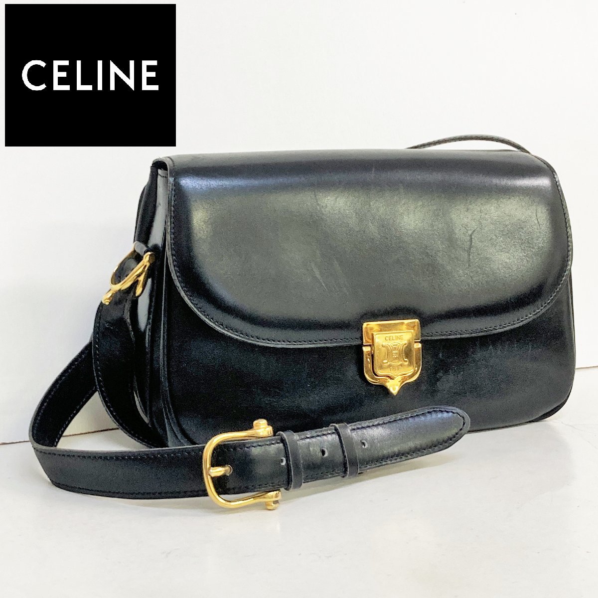 CELINE トリオンフ金具 ショルダーバッグ-connectedremag.com