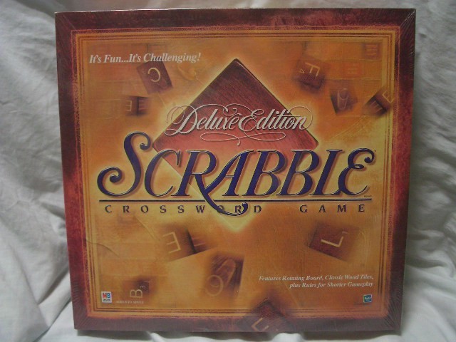 Scrabble Deluxe Edition Vintage 1999 (Milton Bradley / Hasbro) (未開封品)