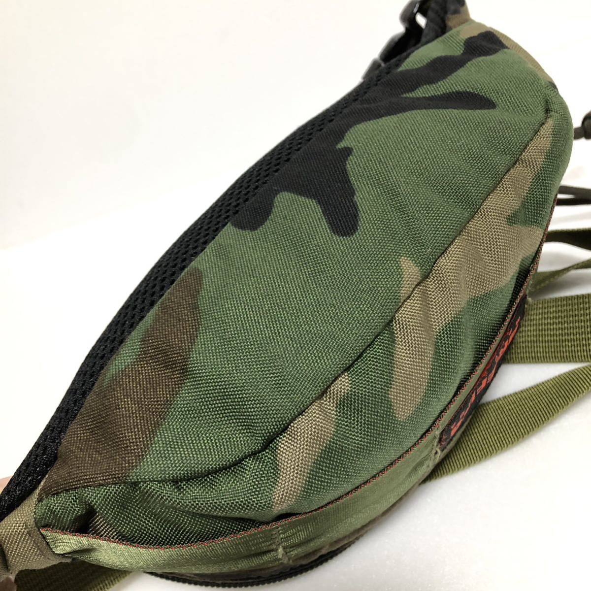 BRIEFING Briefing belt bag nylon × canvas camouflage 