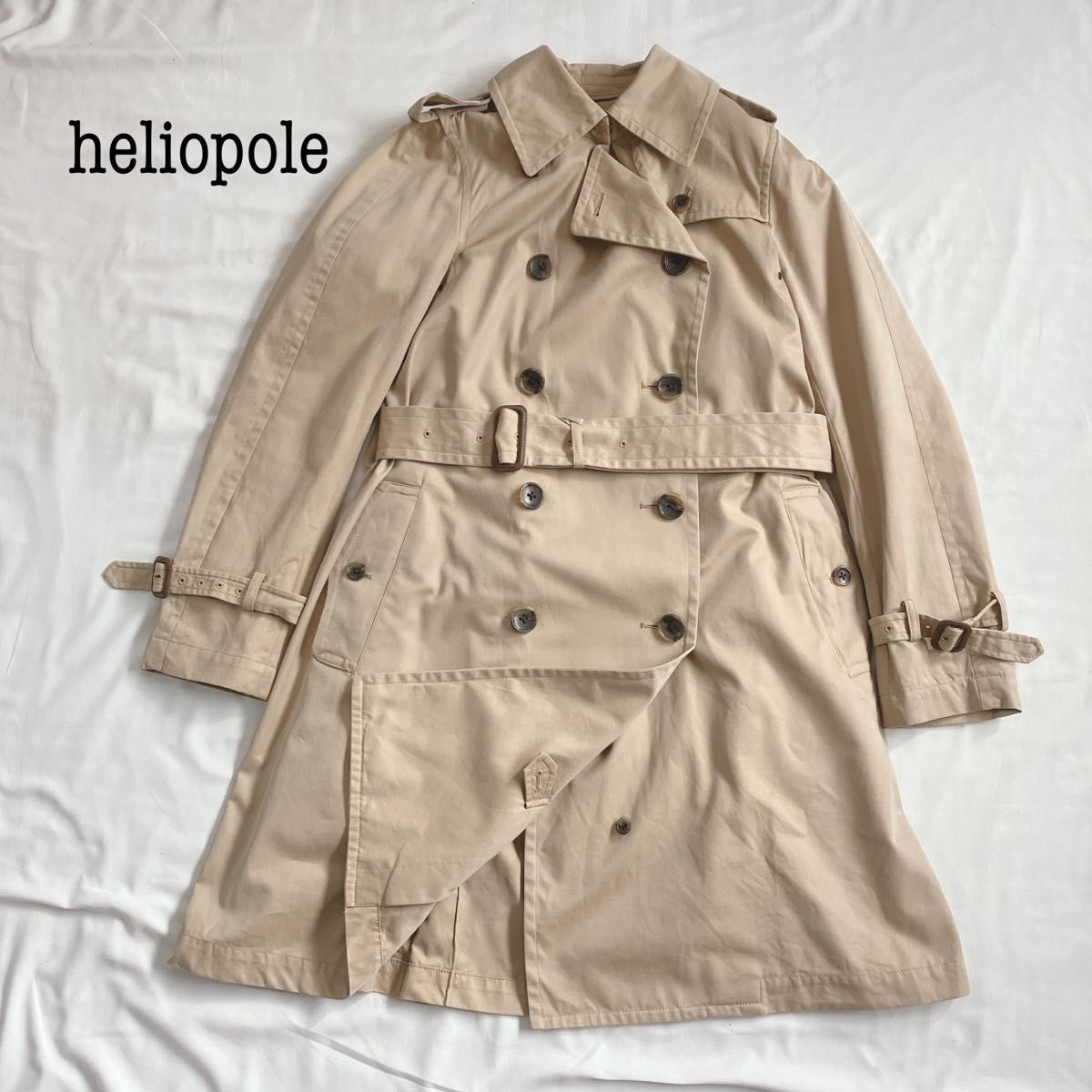 heliopore トレンチコート スプリングコート-