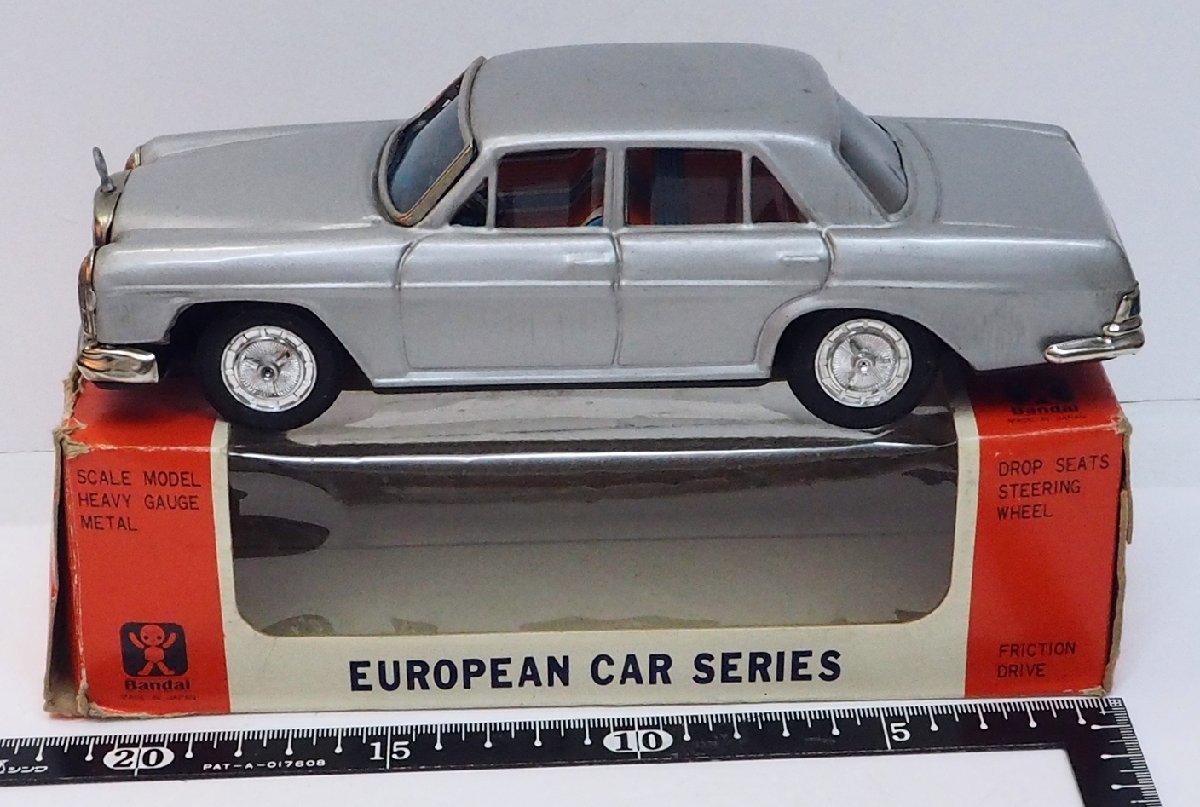 旧バンダイ【Mercedes-Benz メルセデス ベンツ250シルバー】EUROPEAN