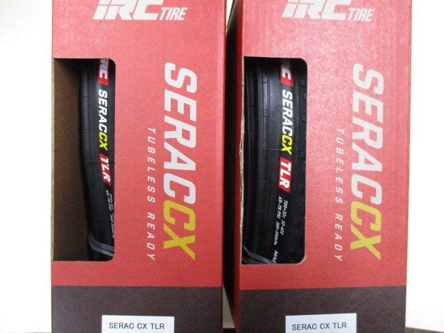 IRC SERAC CX TLR チューブレスレディ 700×32C　2本 シクロクロス