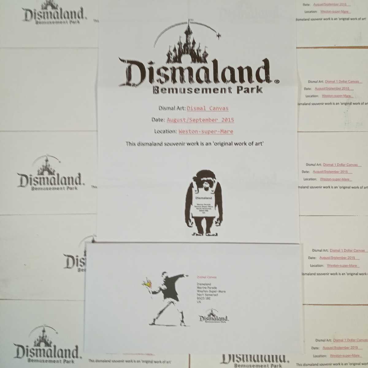 Banksy DISMALAND Ted Patrick COA バンクシー | www.ddechuquisaca.gob.bo