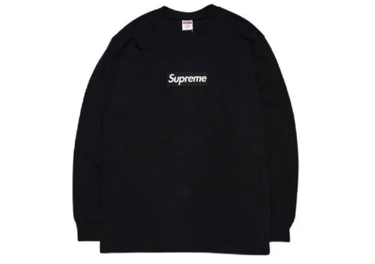 Supreme box log 黒L-