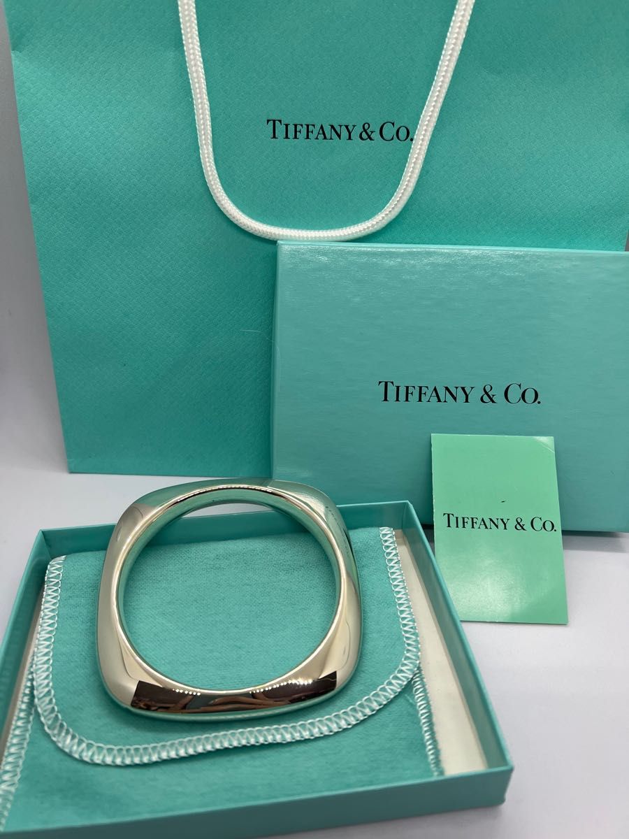 新品未使用 TIFFANY&Coスクエア バングル ブレスレット ティファニー