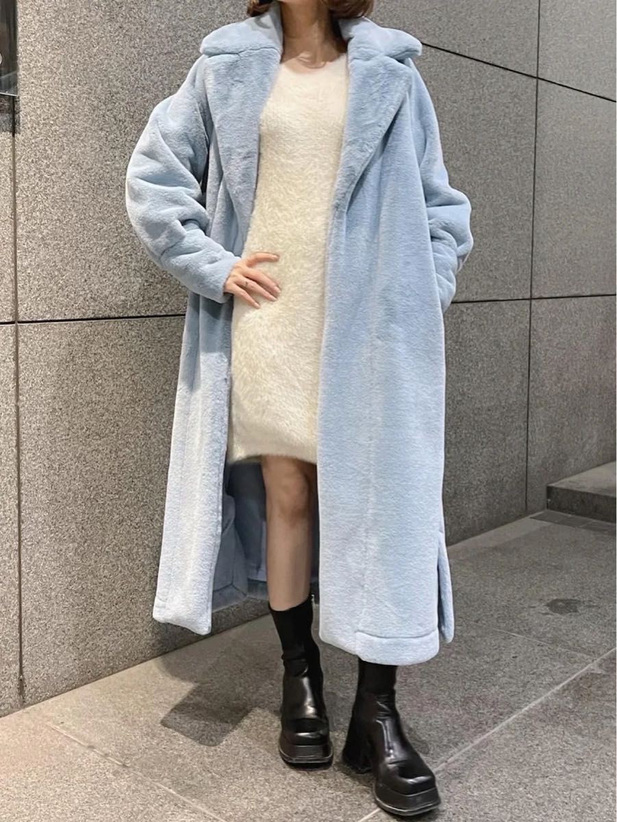 vekada.lt - 7440円 qumerry キュメリ エコファーオーバーコート