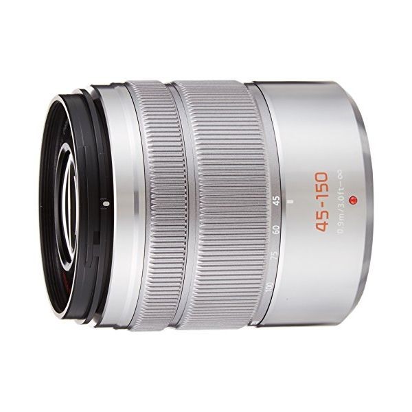 中古 １年保証 美品 Panasonic LUMIX G VARIO 45-150mm F4-5.6 ASPH. MEGA O.I.S. シルバー H-FS45150-S_画像1