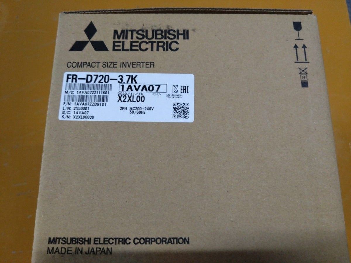 三菱電機 インバータ FR-E720 3.7kw 材料、部品 電設資材 www
