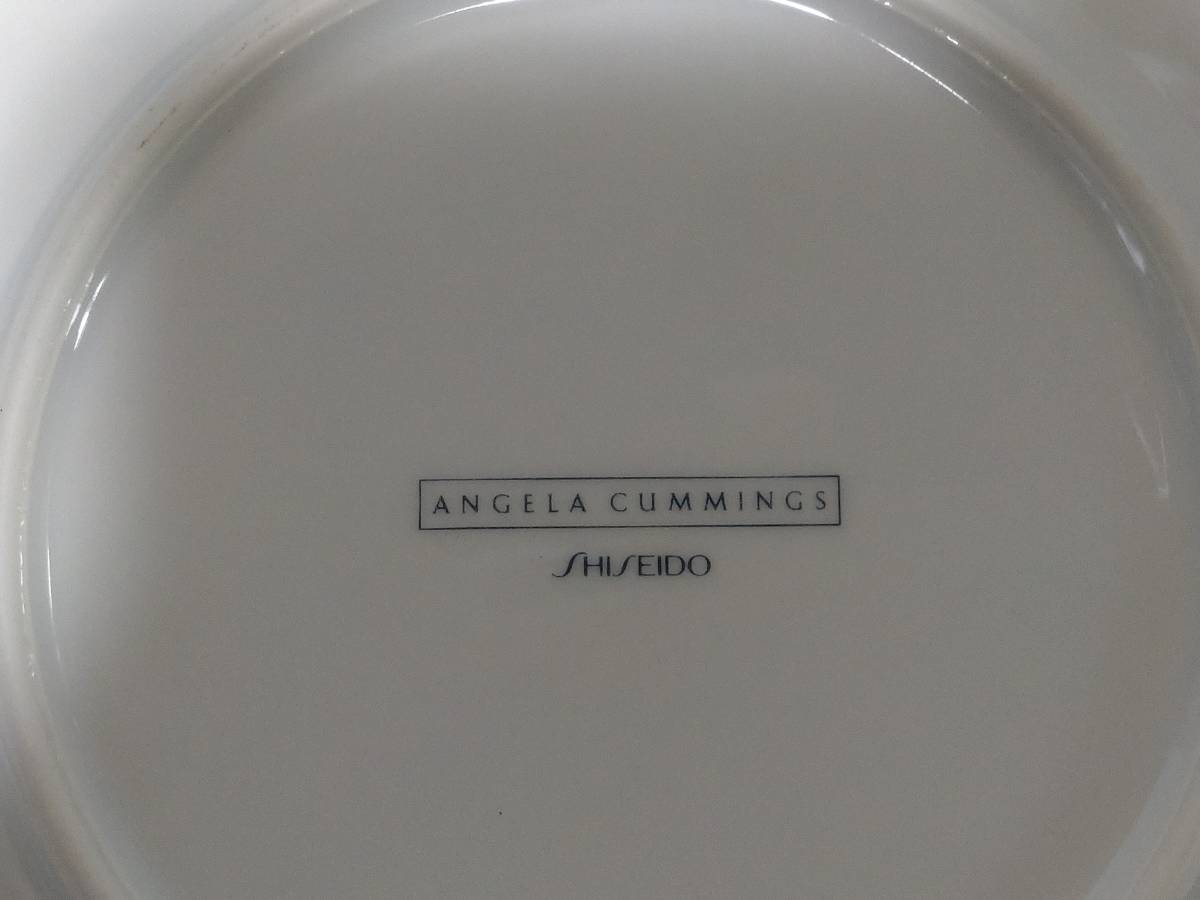 c7933◆未使用◆1995年資生堂 花椿CLUB 感謝品/ アンジュラカミングス ANGELA CUMMINGSパーティーセット◆プレート大27ｃｍ/小16.5ｃｍ_画像4