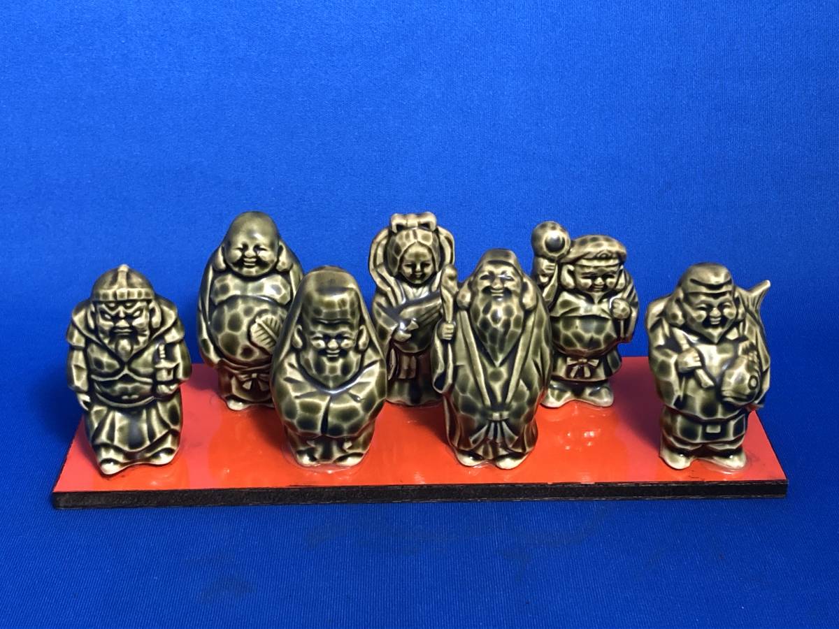 七福神 置物 小さな七福神の置物 縁起物 レトロ インテリア 飾り