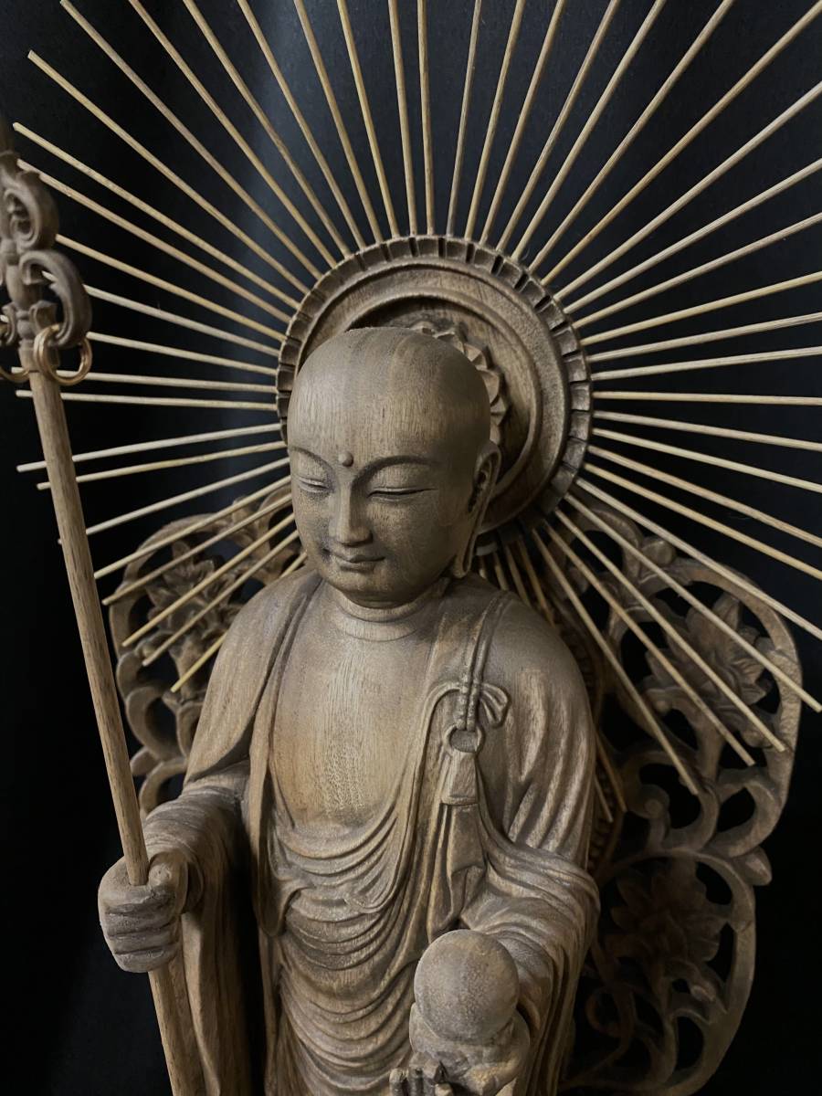 ヤフオク! - 大型高66cm 井波彫刻 仏教工芸品 時代彫刻 香樟材 木...