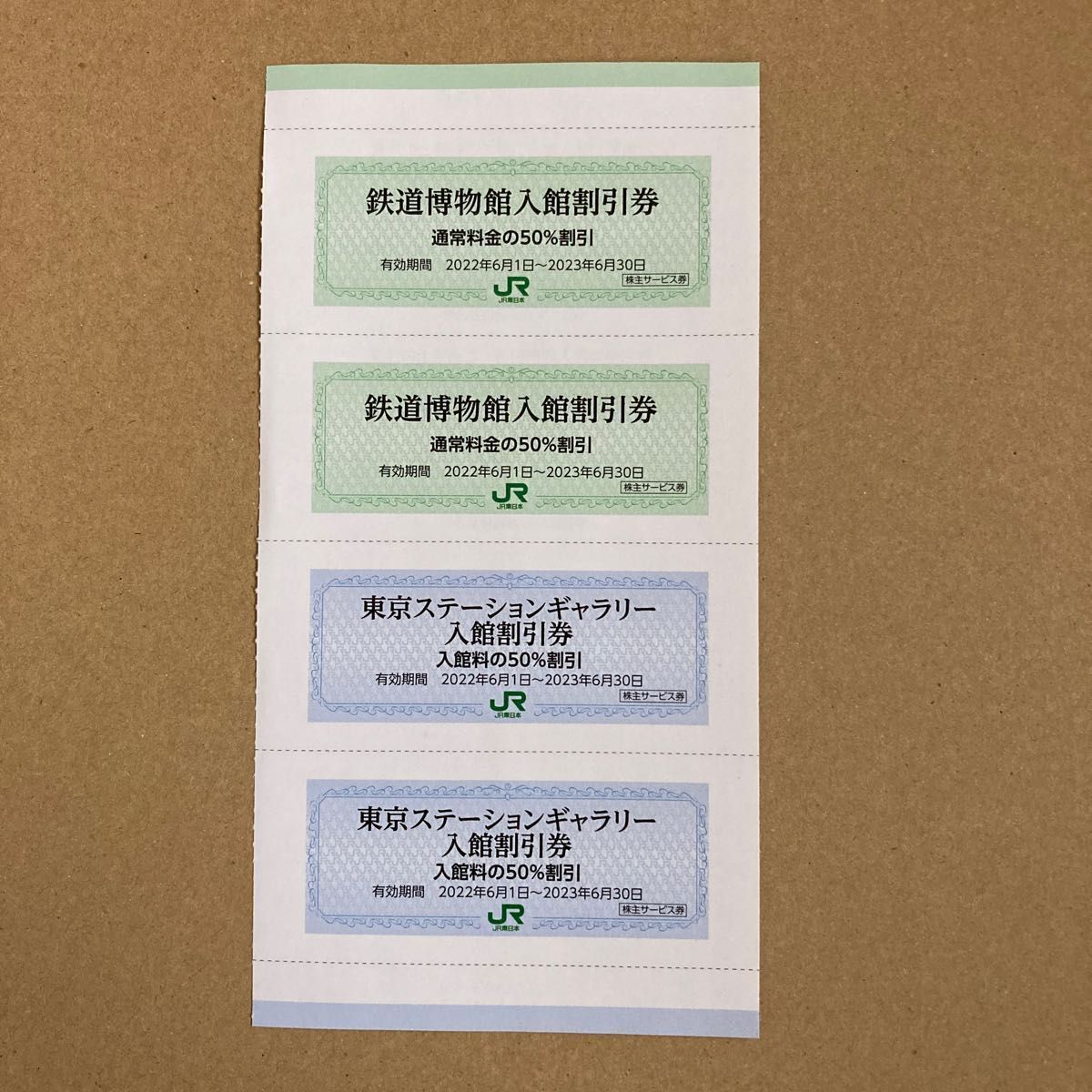 鉄道博物館入館50%割引券2枚 東京ステーションギャラリー入館50%割引券2枚 ベックスコーヒーショップドリンク割引券３枚｜PayPayフリマ