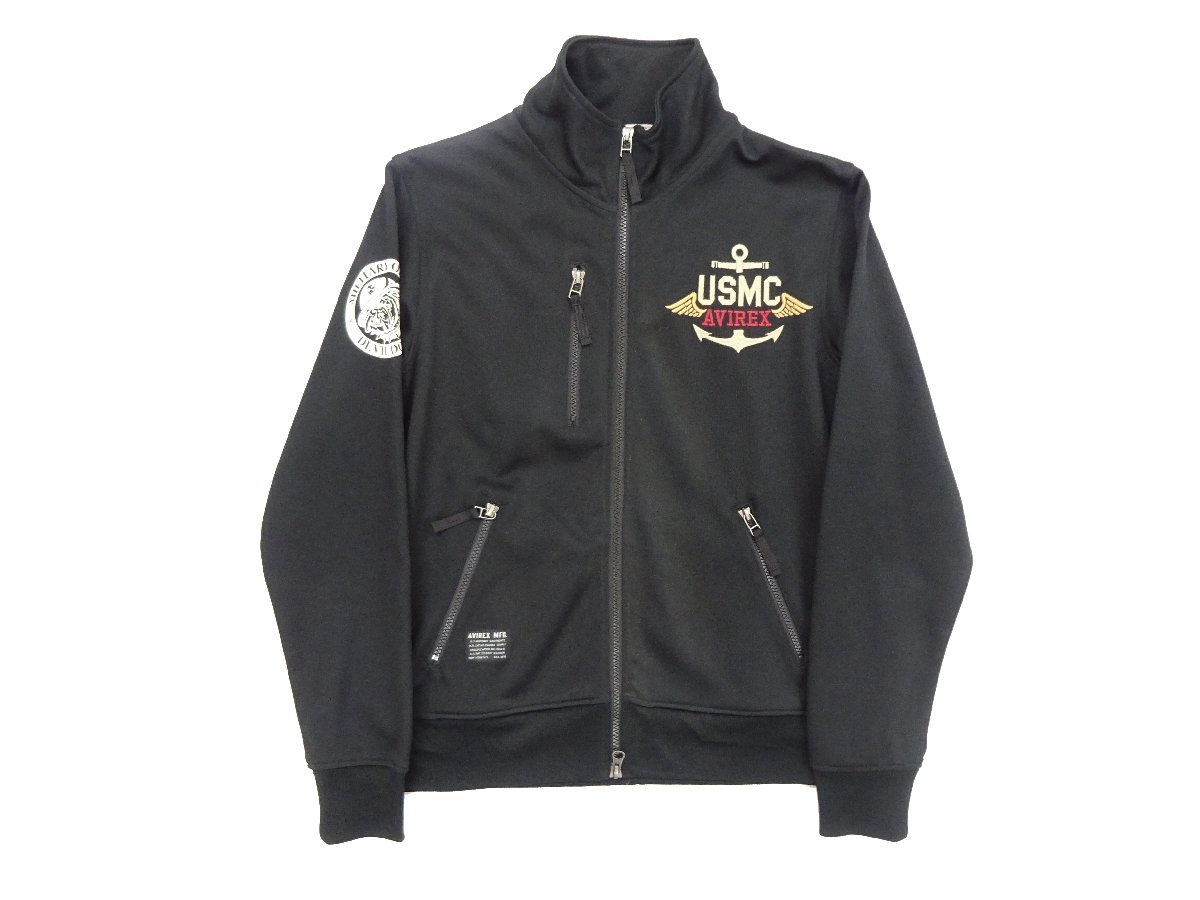 まとめ買いでお得 トラックジャケット 6163467 ジャージ ジップ マリーン AVIREX 【美品】アヴィレックス USMC 黒 ブラック サイズM その他 まとめ買いでお得 トラックジャケット 6163467 ジャージ ジップ マリーン AVIREX 【美品】アヴィレックス USMC 黒 ブラック サイズM その他