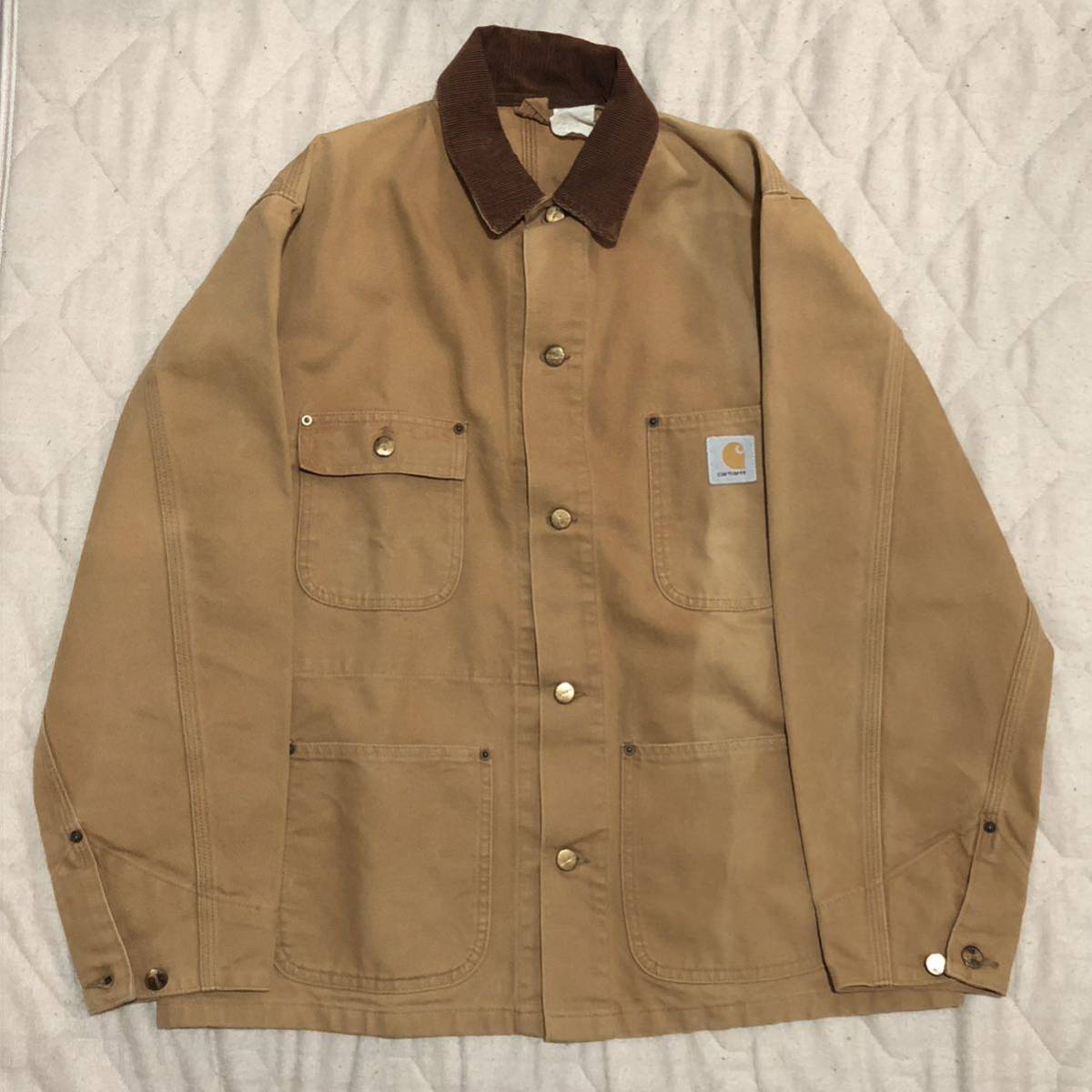 国内発送 裏地無し44 ミシガンチョアコート carhartt 90s USA製