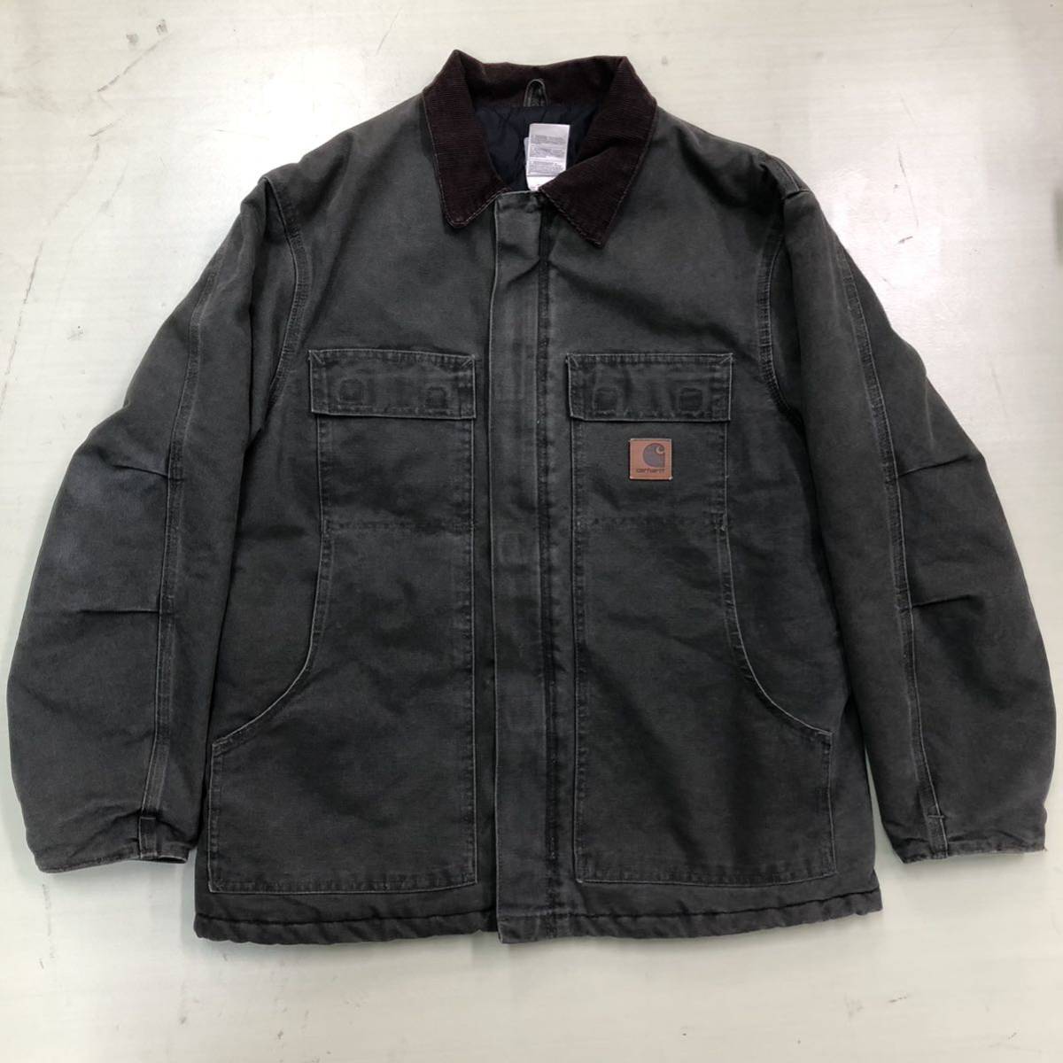 新しく着き トラディショナルコート USA製 carhartt 90s ダック モス