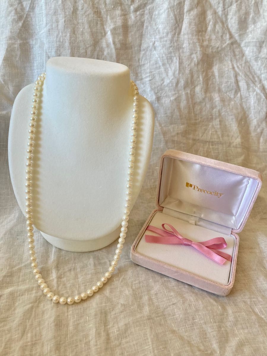 アコヤパール ネックレス シルバー 冠婚葬祭 マチネ 64cm ① パール
