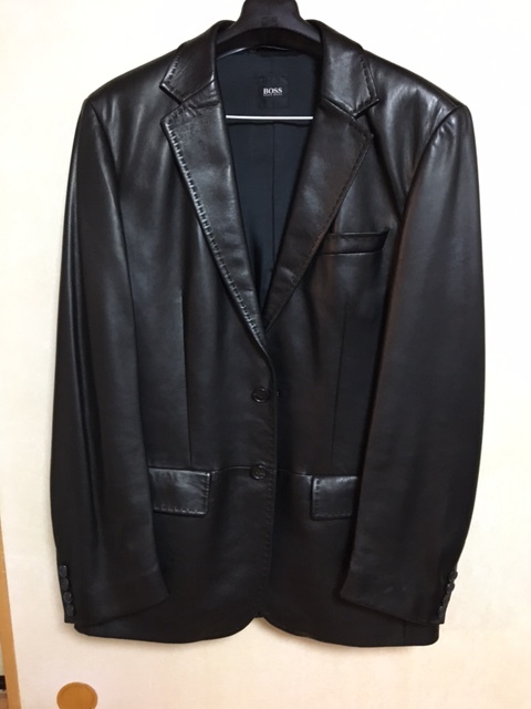 【美品】HUGO BOSS ヒューゴボスウールジャケット赤タグ
