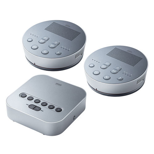 Bluetooth会議スピーカーフォン 最大6個までスピーカーフォンを増設できる MM-BTMSP3 サンワサプライ 送料無料 新品