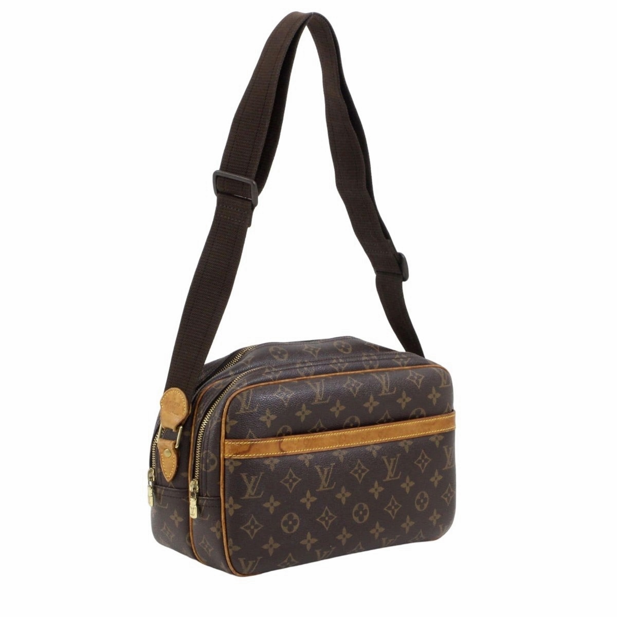 $$ LOUIS VUITTON ルイヴィトン モノグラム リポーターPM ショルダーバッグ M45254 傷や汚れあり_画像1