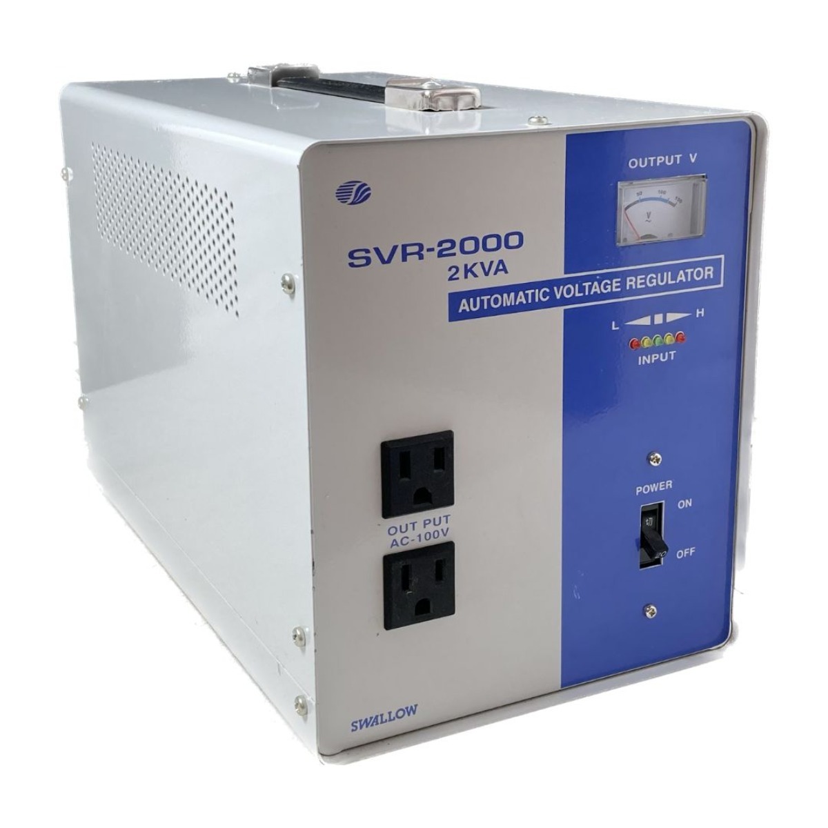 スワロー電機 SVRシリーズ 交流定電圧電源装置 サイリスタ式 SVR-2000 ...