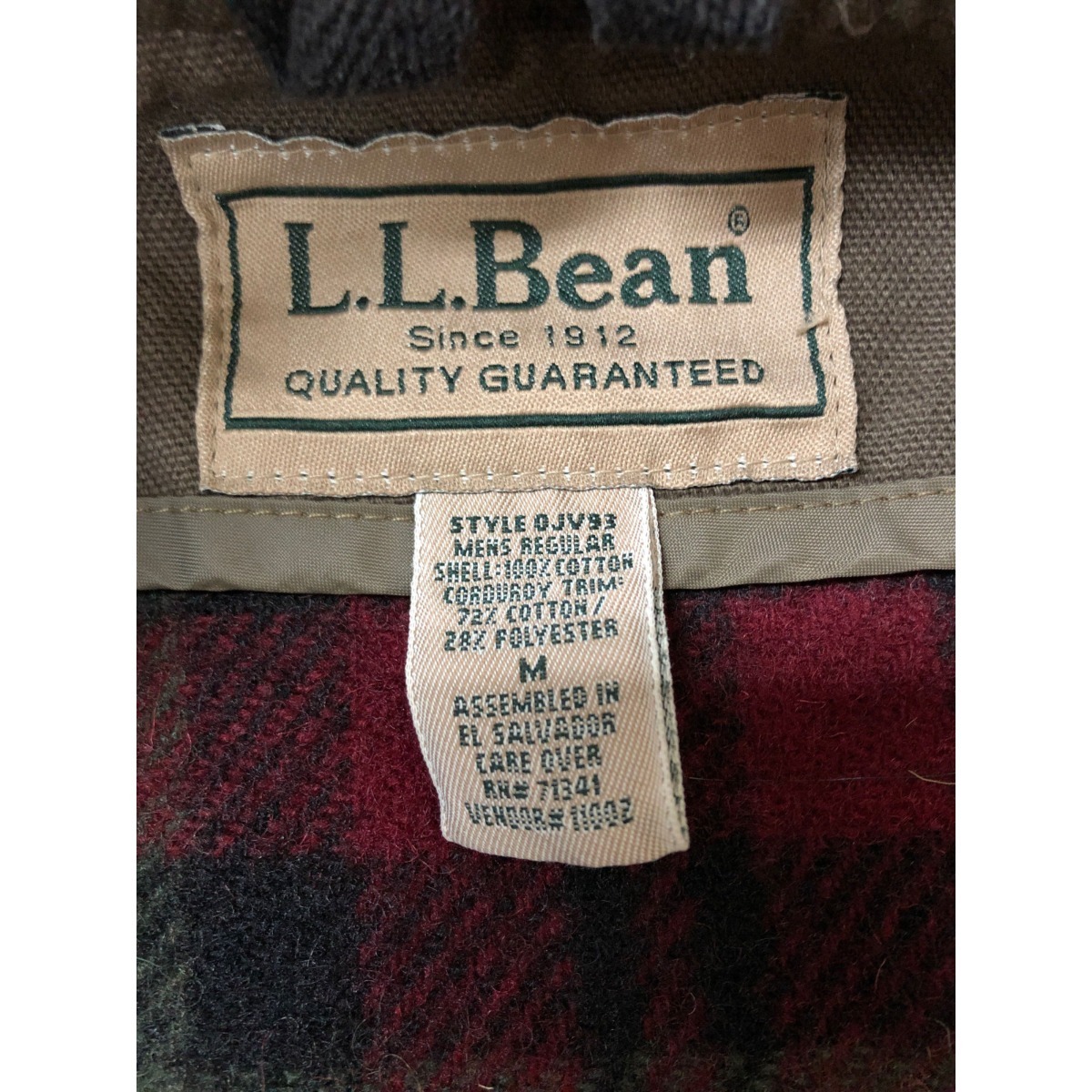 〇〇 L.L.Bean エルエルビーン メンズ ジャケット サイズM ブラウン やや傷や汚れあり_画像6