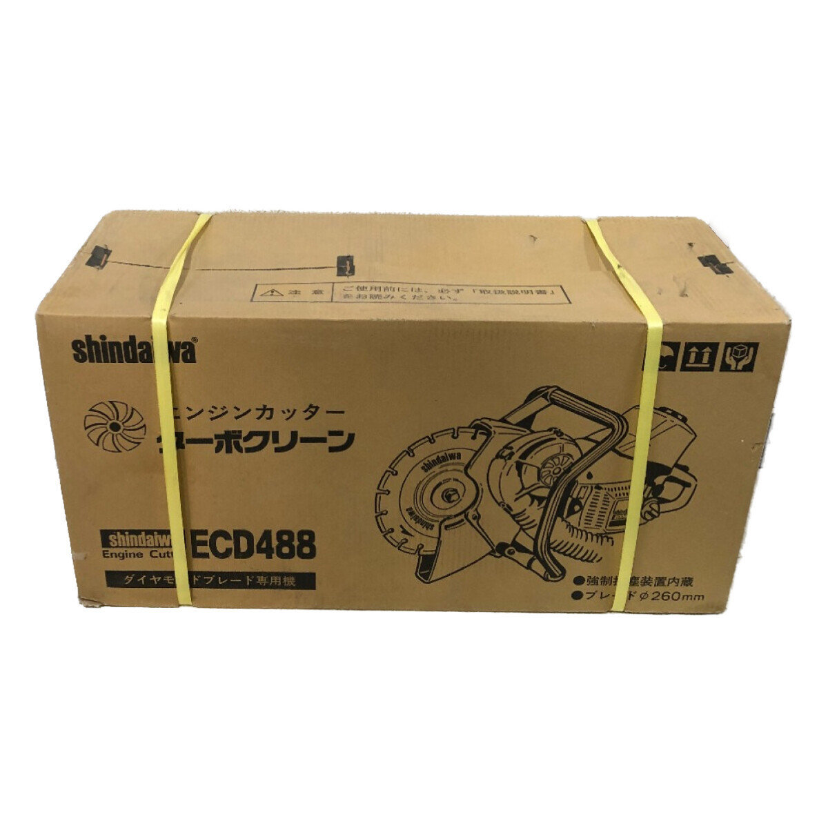 ◇◇ shindaiwa 新ダイワ エンジンカッター コンクリートカッター コードレス式 260mm ECD488-CD レッド 未使用に近い
