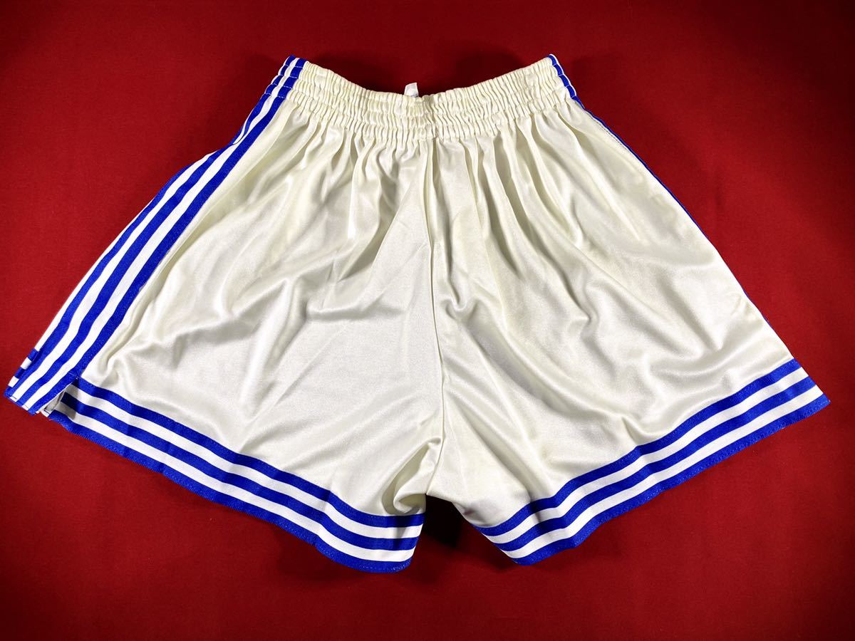 超希少80’s adidas VENTEX フランス ポリアミド サッカー ショートパンツ 90/36 アディダス ナイロン デッドストック ヴィンテージ 短パン_画像3