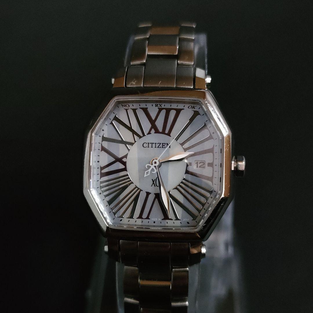 メーカー直送】 極美品【稼働品】CITIZEN シチズンXC H010 シルバー