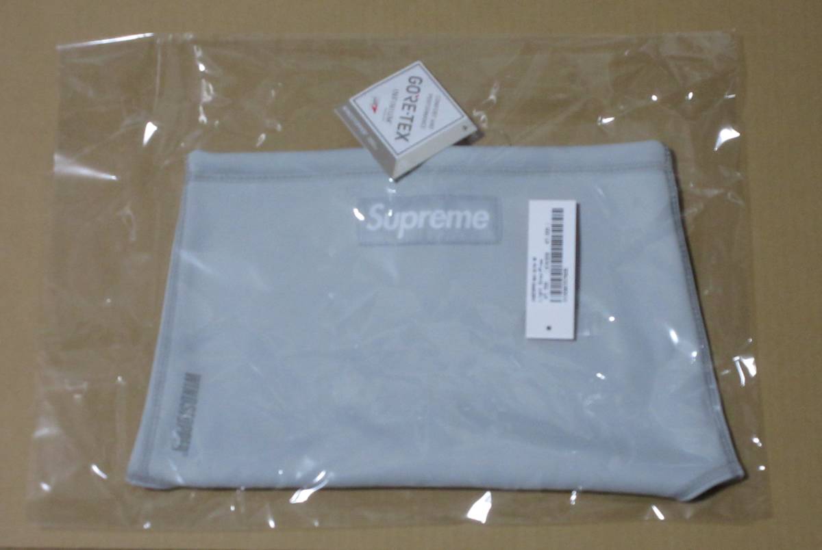 Supreme 22FW WINDSTOPPER Neck Gaiter Light Grey シュプリーム ウインドストッパー ネックゲイター ネックウォーマー ライトグレー_画像2