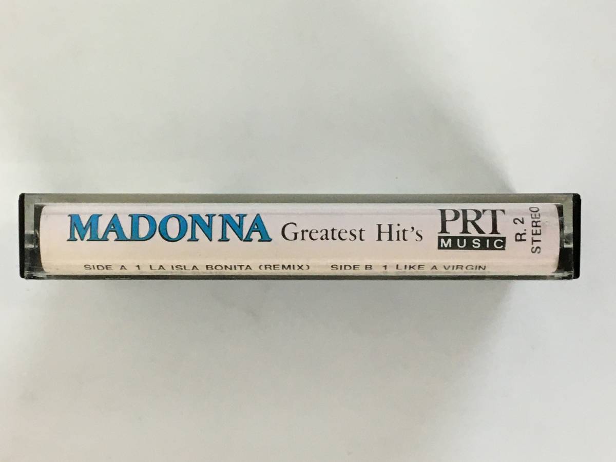 ■□O126 MADONNA マドンナ GREATEST HIT'S グレイテスト・ヒッツ 82-87 カセットテープ□■_画像2