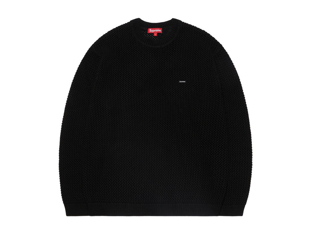 日本最大級 Sweater Knit Supreme Small Black Box Open Open Knit