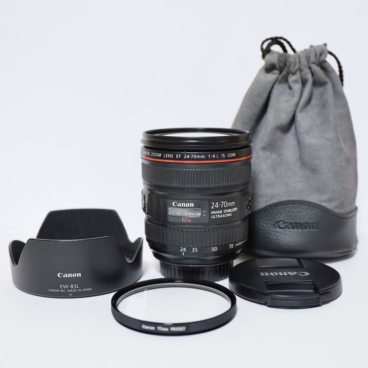 Canon EF24-70mm F4L IS USM+レンズ保護フィルター pequenoprincipe.com.br