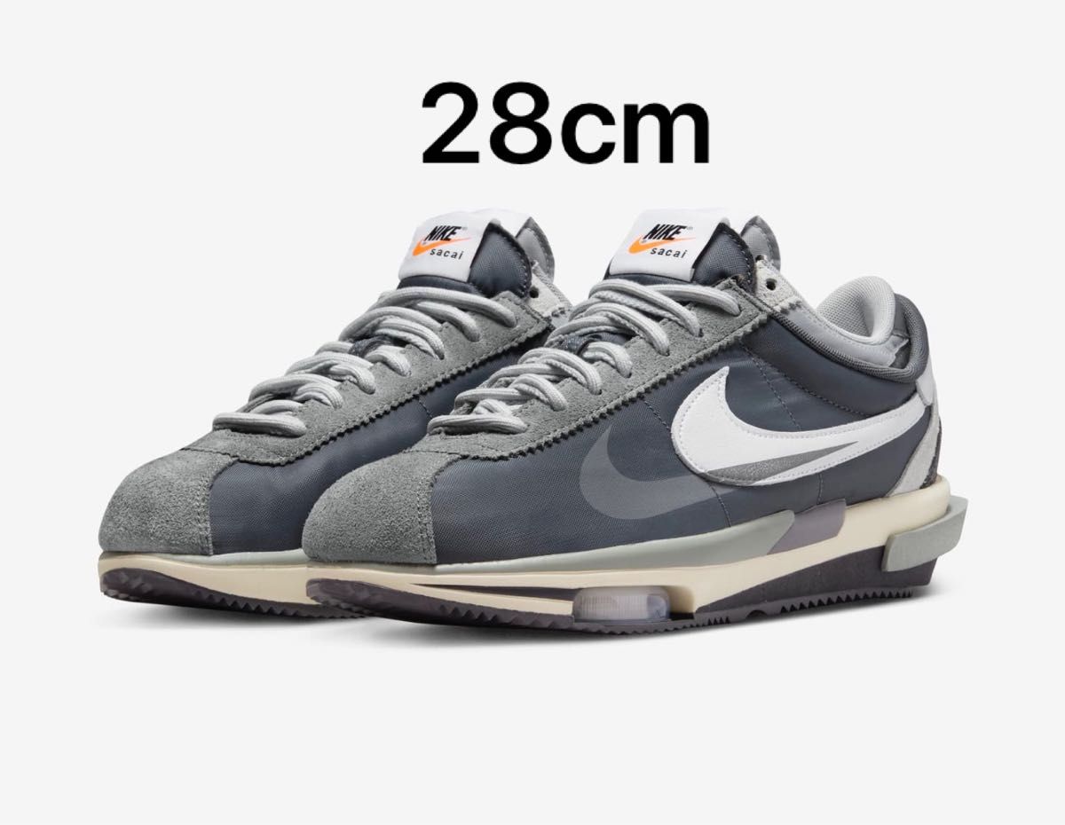 sacai × Nike Zoom Cortez Iron Grey ナイキ サカイ コルテッツ 28cm