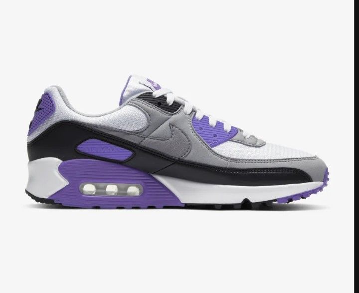 NIKE AIR MAX 90 "HYPER GRAPE/PARTICLE GREY" NIKE