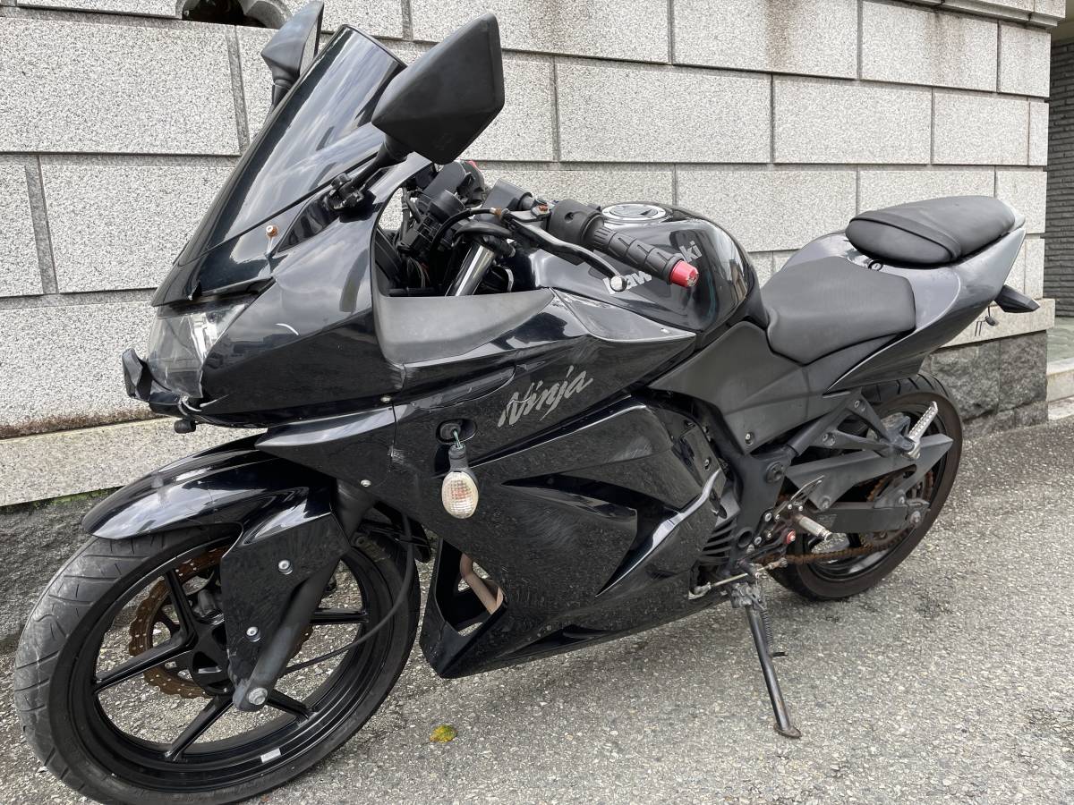  ヨシムラマフラー装備　 ニンジャ２５０ EX250K 書類、鍵付き レストアベース車_画像4