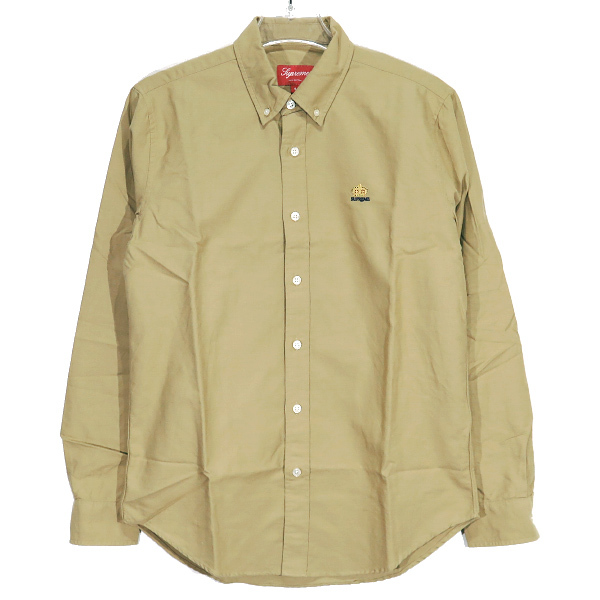 激安通販新作 SHIRT OXFORD LOGO CROWN 16AW シャツ シュプリーム SUPREME ロングスリーブ カーキ 長袖シャツ シャツ オックスフォード クラウン その他 激安通販新作 SHIRT OXFORD LOGO CROWN 16AW シャツ シュプリーム SUPREME ロングスリーブ カーキ 長袖シャツ シャツ オックスフォード クラウン その他