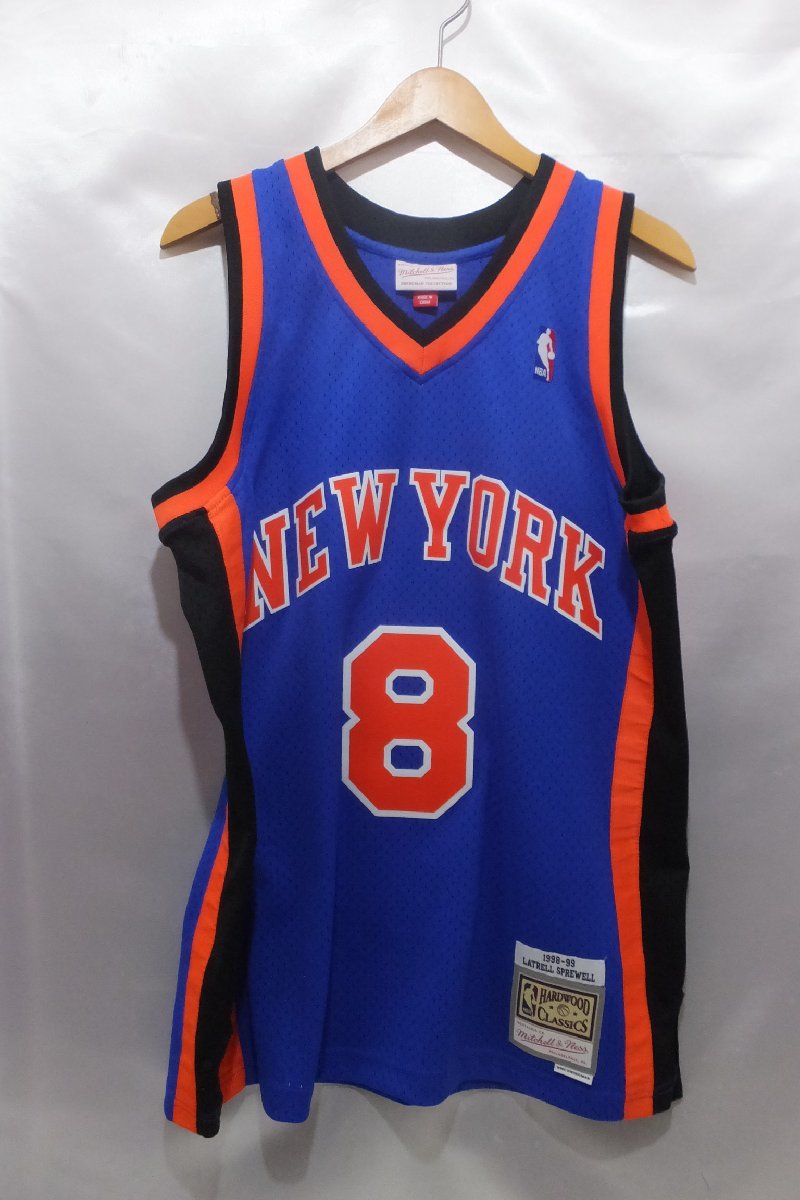 NBA Mitchell&Ness 1998-99 ラトレルスプリーウェル ユニフォーム ニューヨークニックス ロード SMJYAC18055 サイズ不明