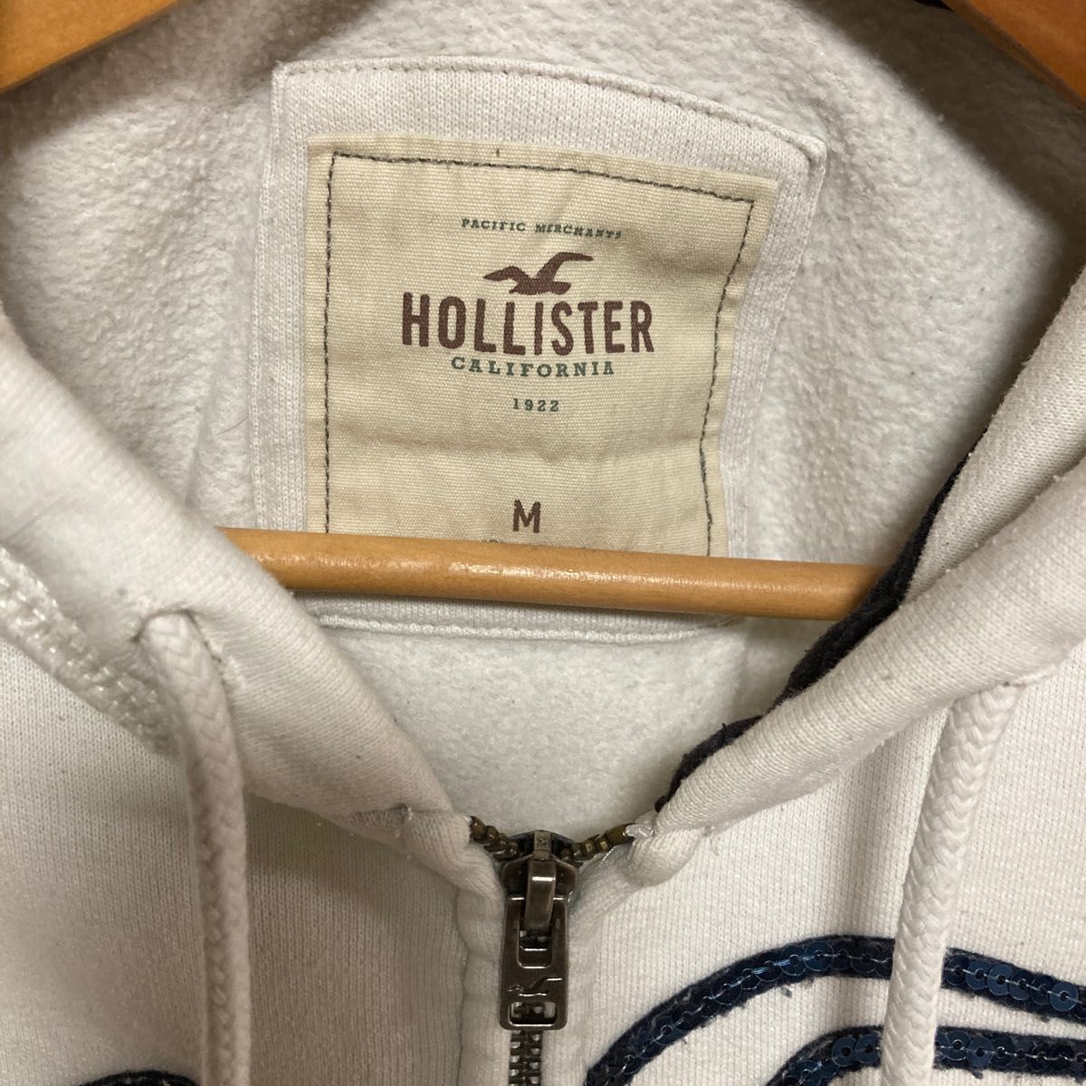 HOLLISTER レディース フルジップパーカー サイズＭ【ホリスター】【アバクロンビー＆フィッチ】