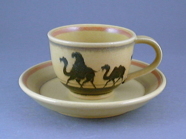 美濃焼！ 中島康之 ☆黄瀬戸シルクロード・コーヒー碗皿☆ 新品 碗皿 コーヒー 紅茶 ミルク ギフト